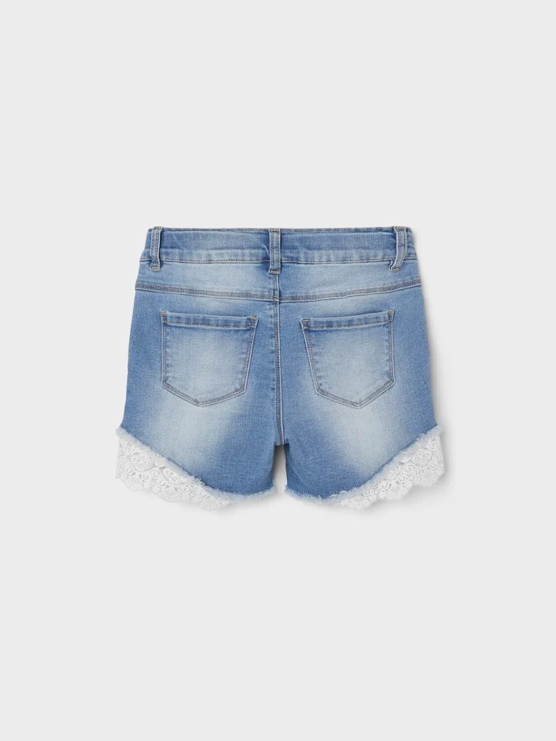 Name It - Nkfsalli Slim Shorts 5372-Ha - 3755383 Medium Blue Denim