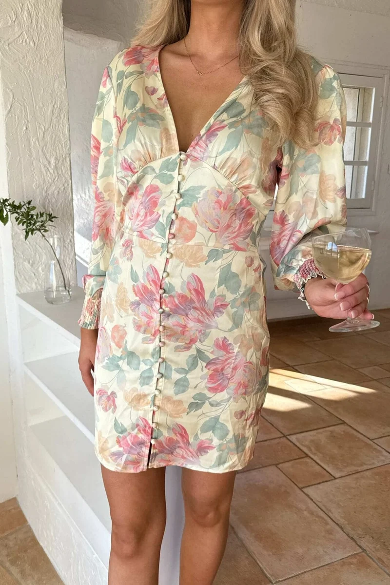 BYIC - Addyic Dress A23902 - Pastel Garden