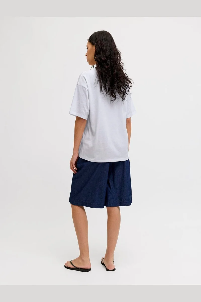 Jjxx - Jxmillow Loose Ss Tee Sp226 - 5008868 Bright White Strawberry
