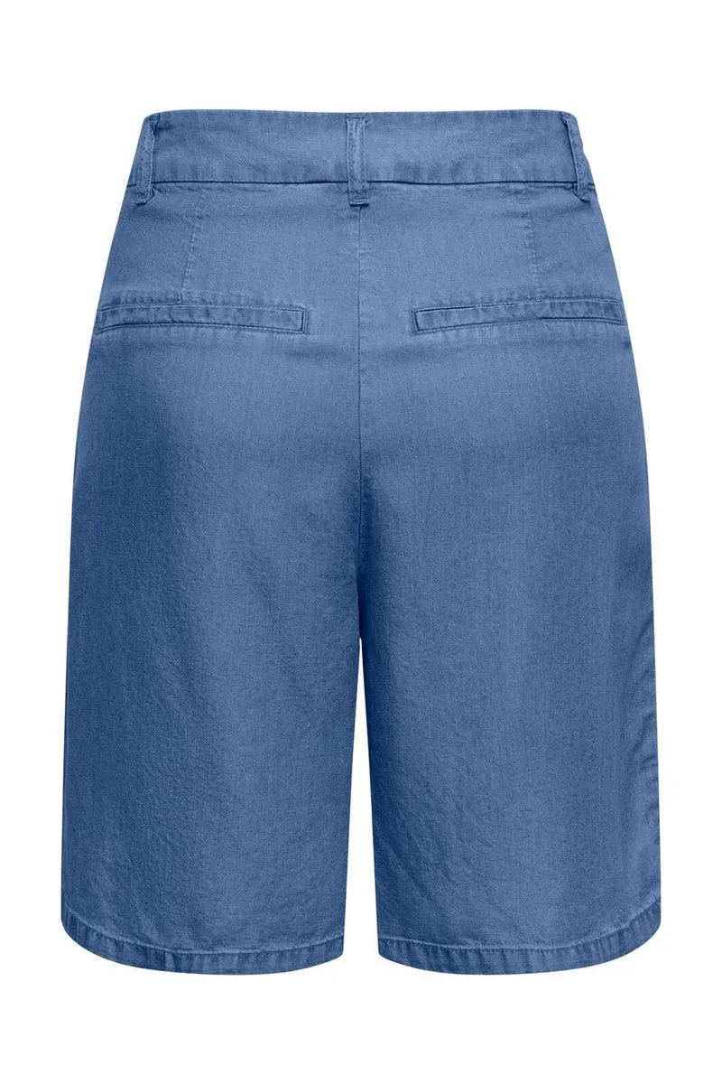 Only - Onlcharis Life Bermuda Shorts Cc - 4910644 Medium Blue Denim