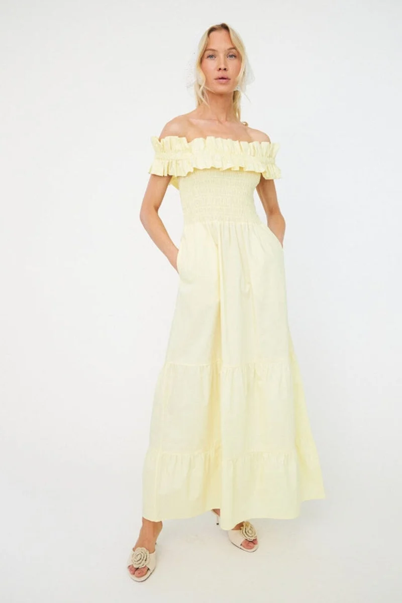Cras - Capri Dress C672 - 3005 - 3005 French Vanilla