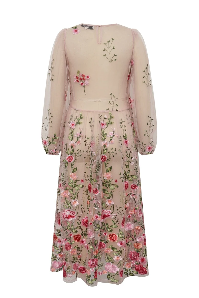A-View - Fuschia Dress AV4614 - 255 - Rose/Red
