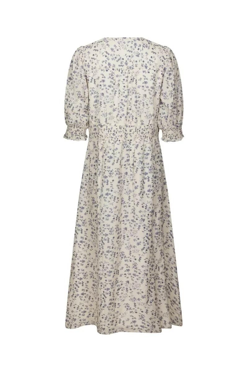 Neo Noir - Valley Structure Flower Dress 167925 - 121 - Off White