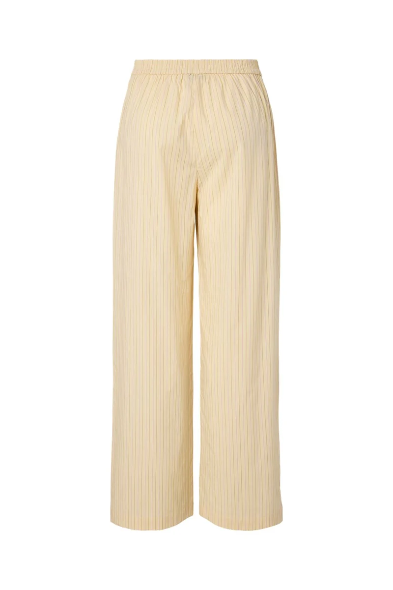 Pieces - Pcapril Wide Pants Pp - 5041130 French Vanilla Pink