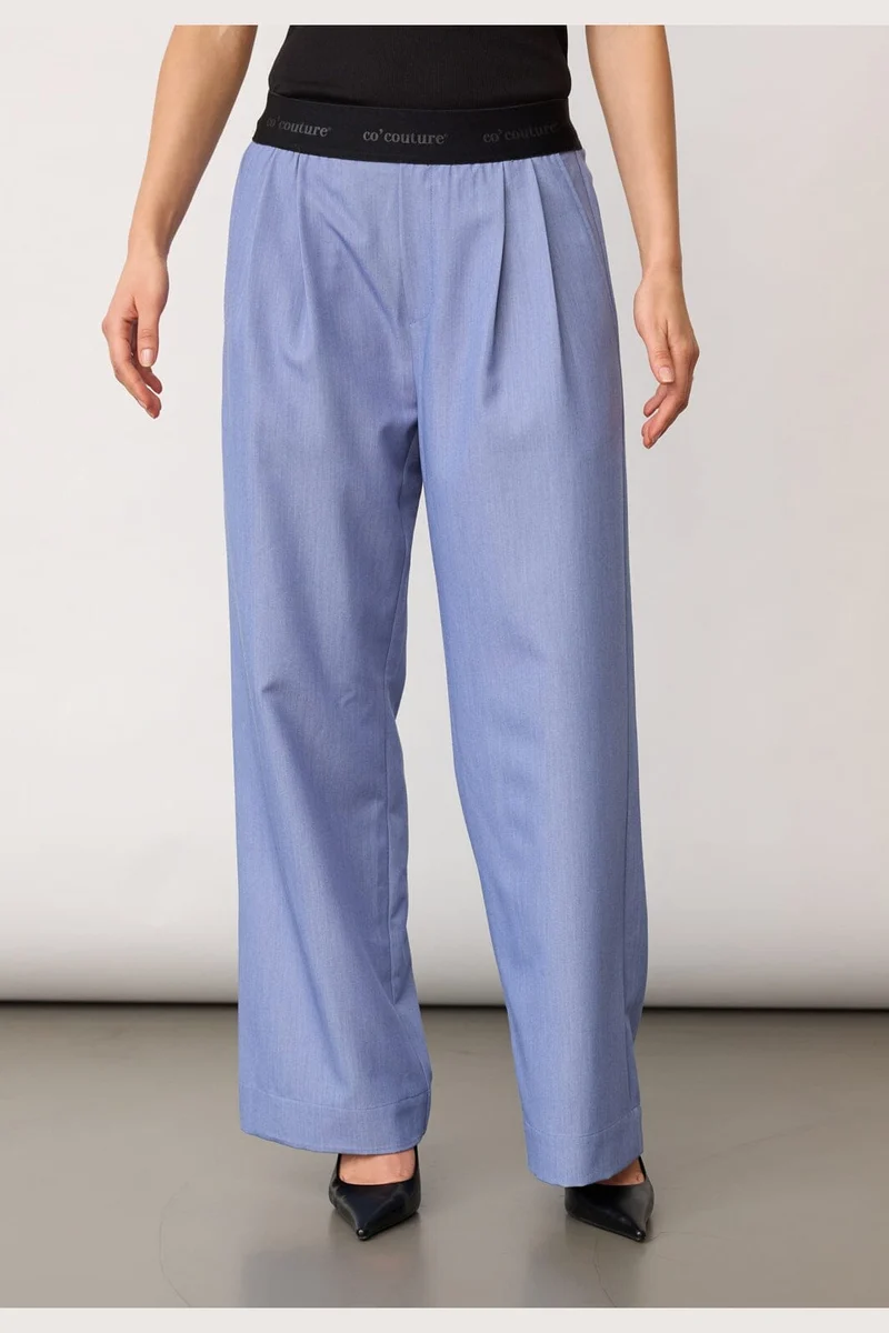 Co´Couture - Tennycc Logo Pant 41226 - 552 - Denim Blue