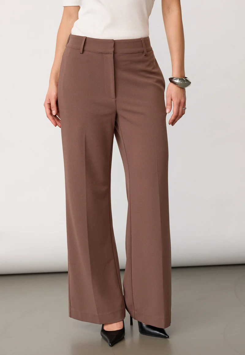 Co´Couture - Falconcc Wide Pant 41228 - 154 - Walnut