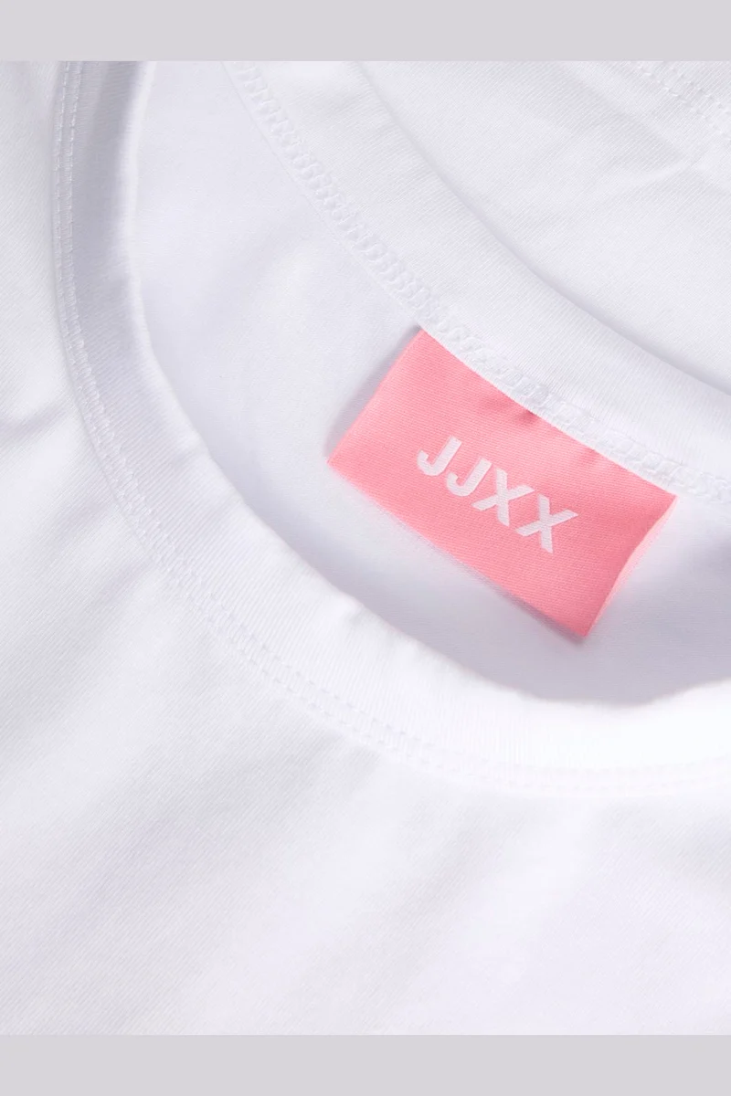 Jjxx - Jxgigi Str Ss Print Tee - 4980058 Bright White Blue Flower
