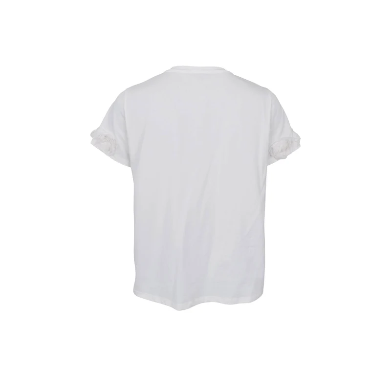 Black Colour - Bcmay Flowerpatch Tee 41102 - Shirts - Off White