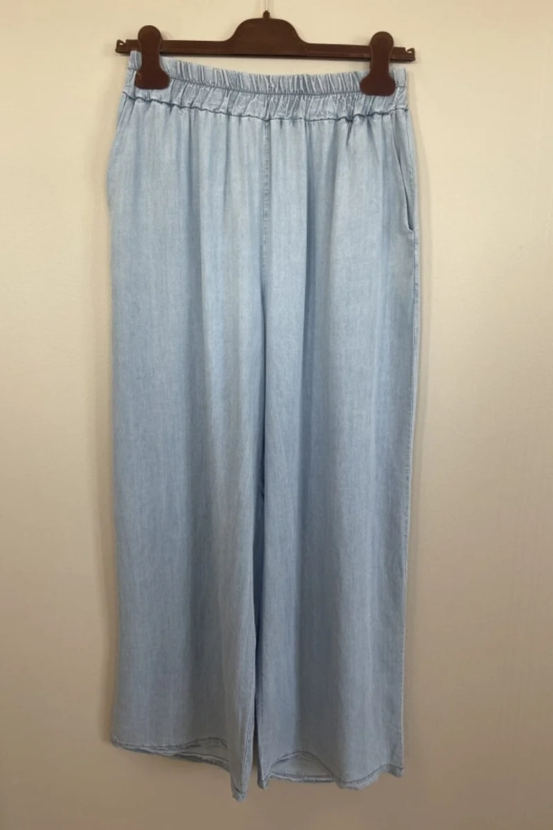 Marta Du Chateau - Mdcmarilyn Pants 8222 - Light Blue