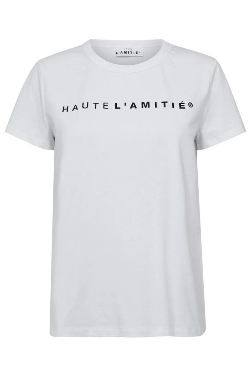 Haute L'Amitié - Rub Logo Tee HL10096 - White