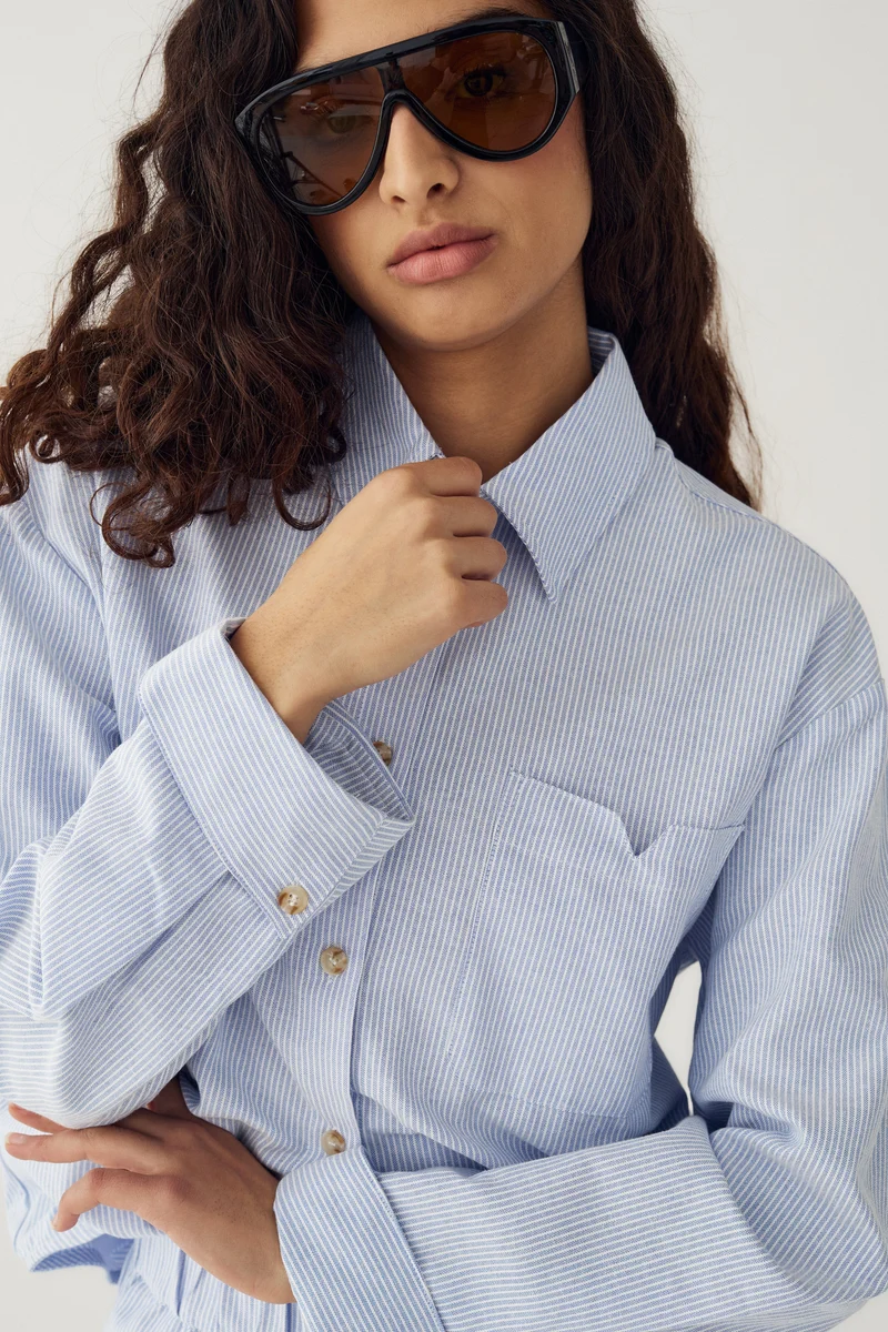 Noella - Marlon Shirt 14820001 - 1419 - Dorla Blue Stripe