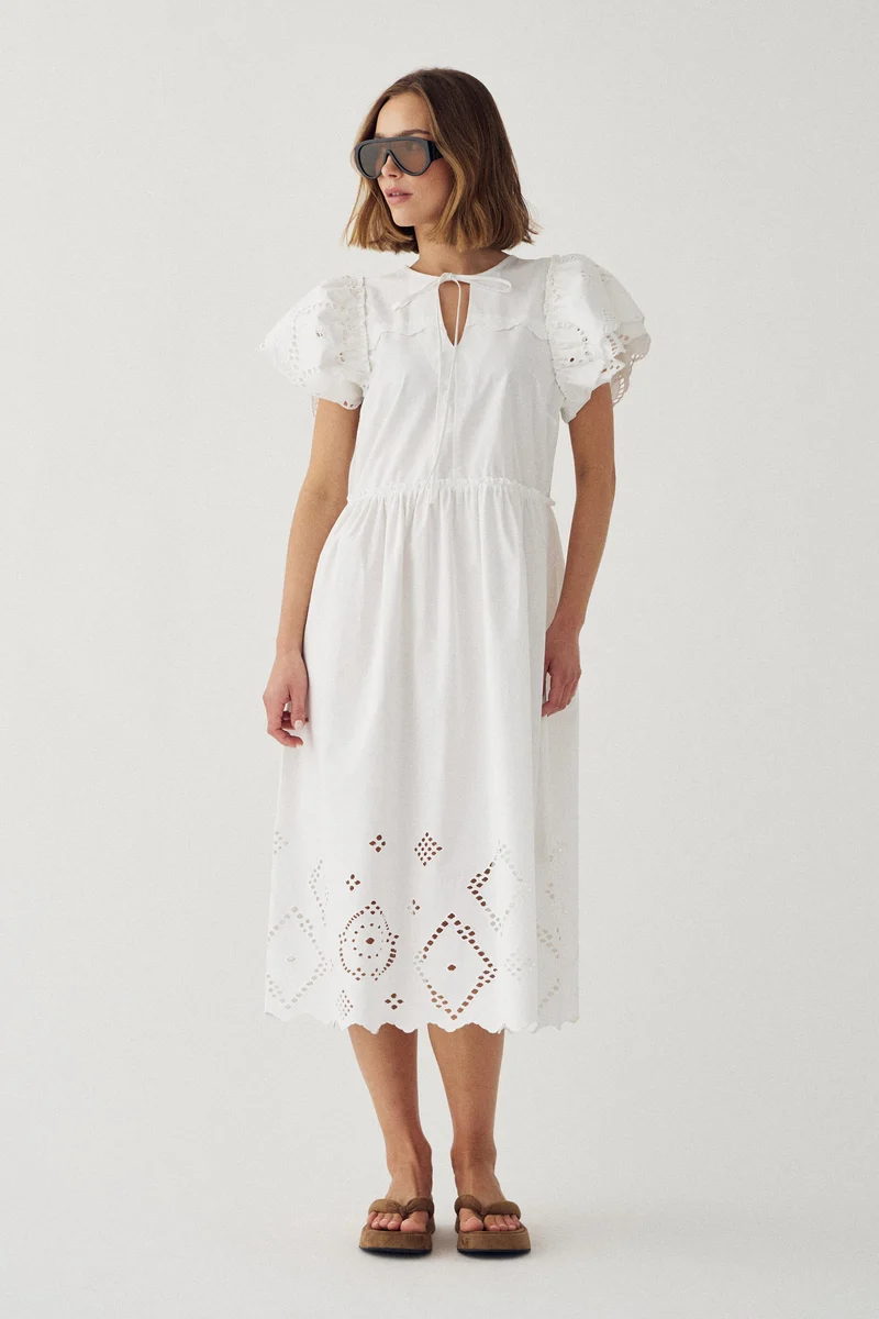 Noella - N-Monica Dress 15070001 - 1249 - White