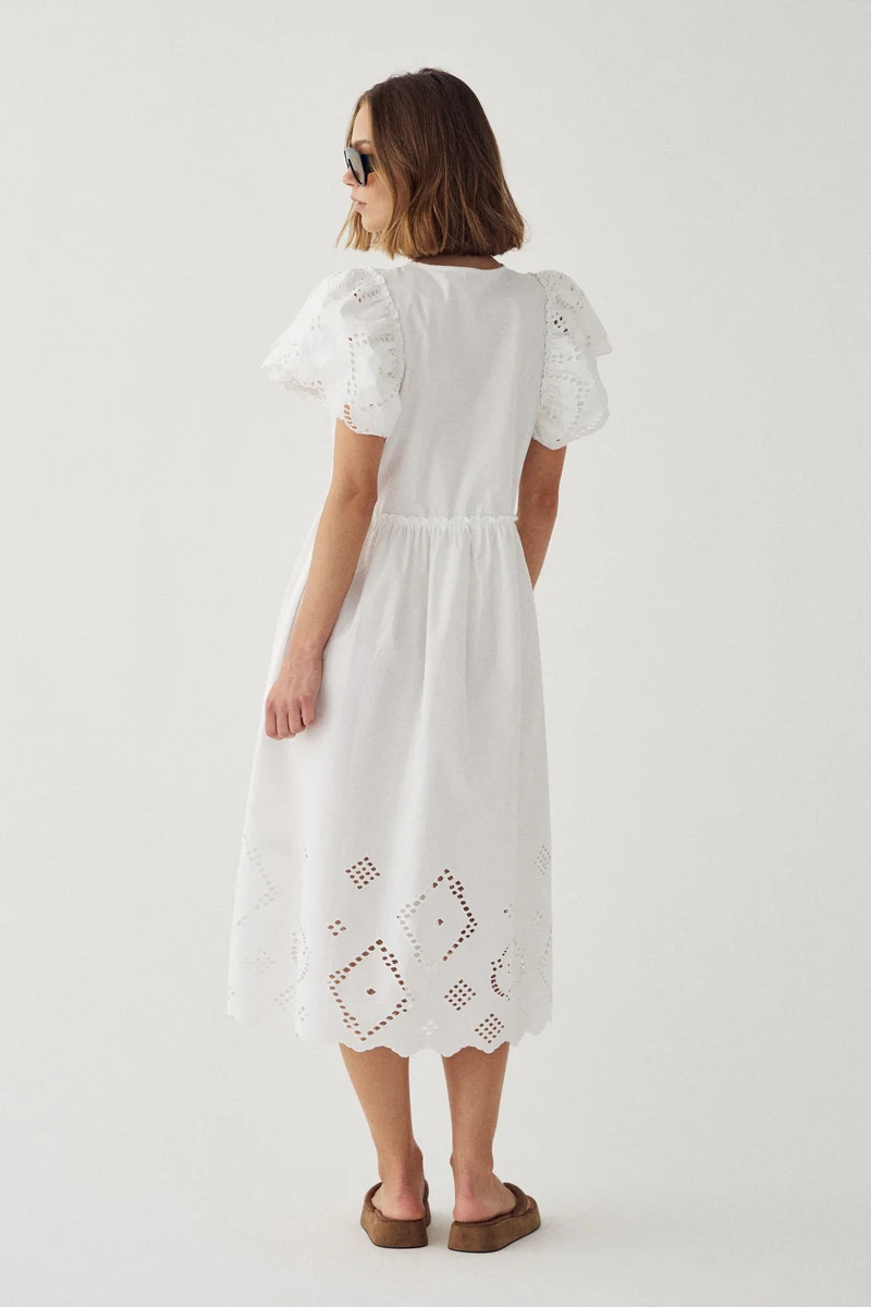 Noella - N-Monica Dress 15070001 - 1249 - White