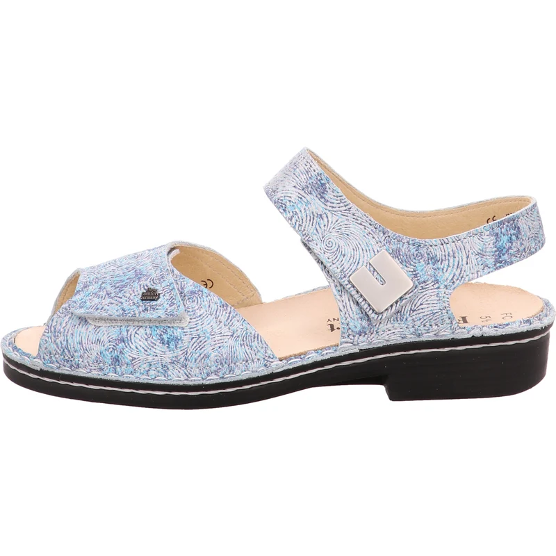 FinnComfort Sandale Luxor bl.-bunt-kombi.
