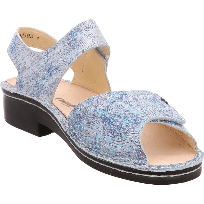 FinnComfort Sandale Luxor bl.-bunt-kombi.