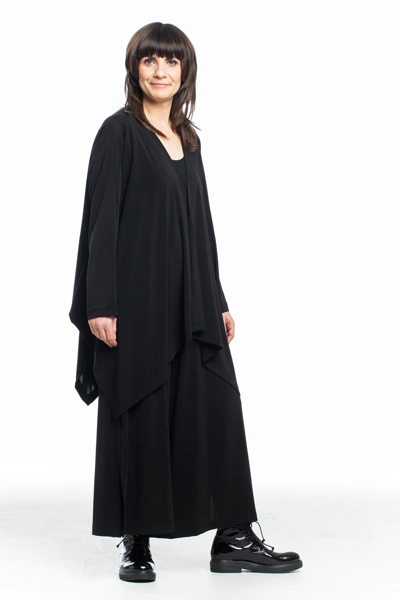 Issey Miyake Damen Tunika Oversized schwarz