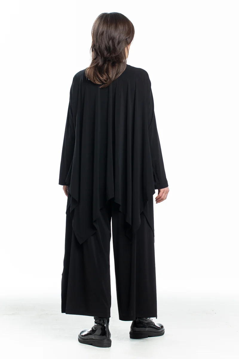 Issey Miyake Damen Tunika Oversized schwarz