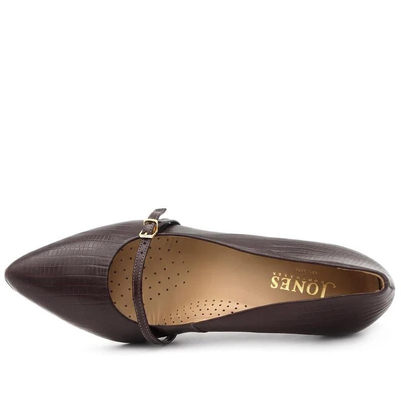 Zienna Wide Fit Mary Janes - ZIENNAWIDE / 330 273 - Brown Lizard