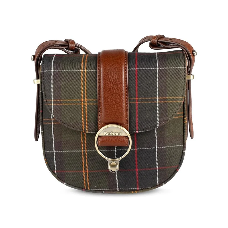 Barbour Elm Tartan Crossbody Bag - BARBR44514 / 329 674 - Green Multi