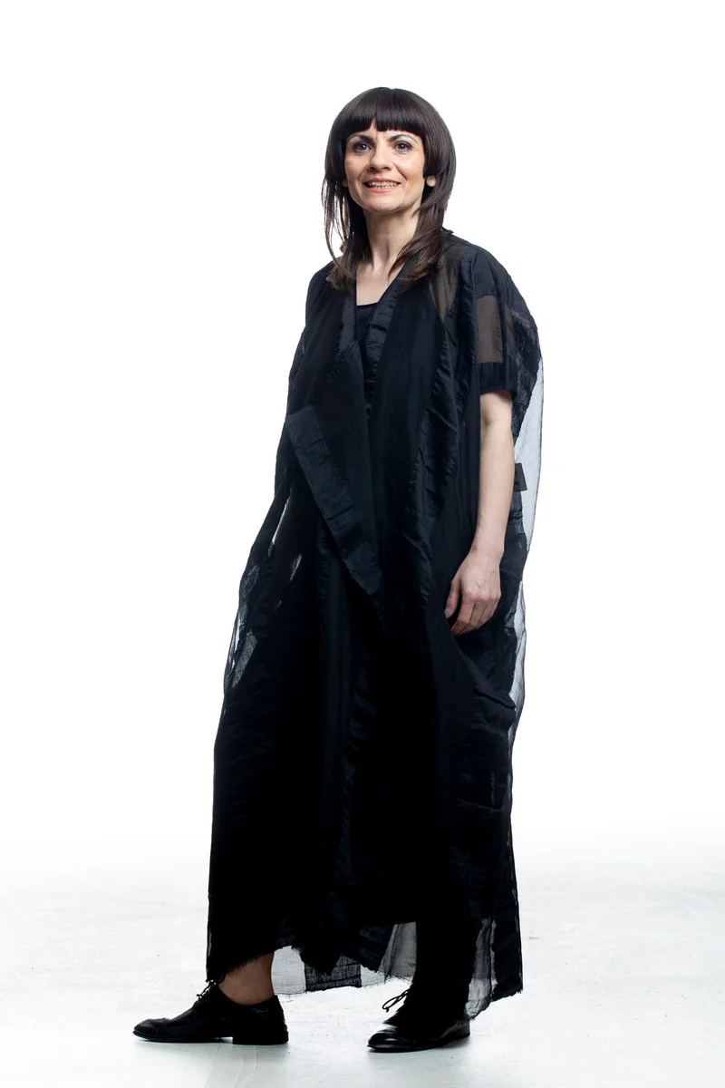Uma Wang Damen Avantgarde Kleid in Schwarz