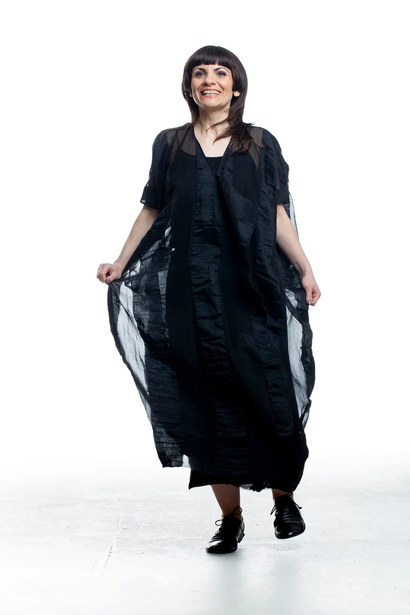 Uma Wang Damen Avantgarde Kleid in Schwarz