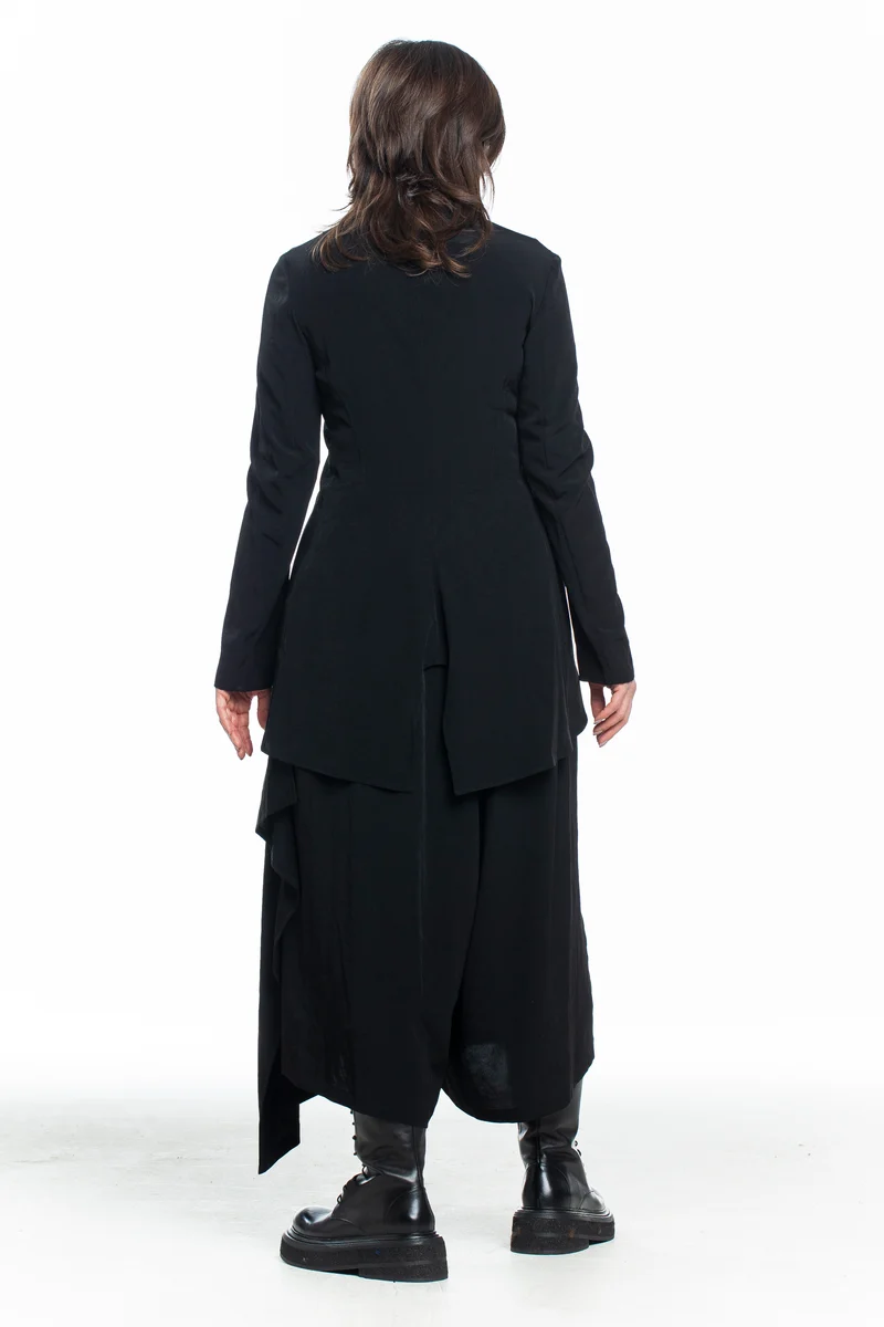 Yohji Yamamoto Damen Blazer Asymmetrisch schwarz