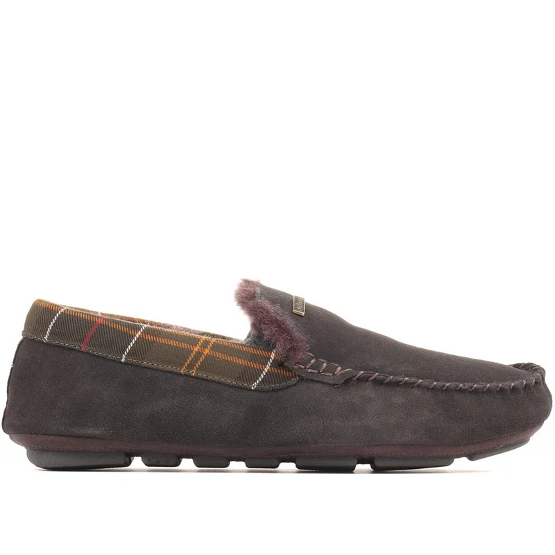 Barbour Monty House Slippers - BARBR28506 / 313 954 - Chocolate