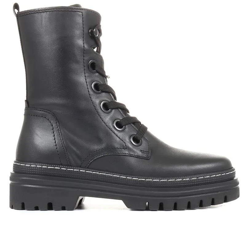 Genoa Leather Chunky Ankle Boots - GAB34520 / 321 163
