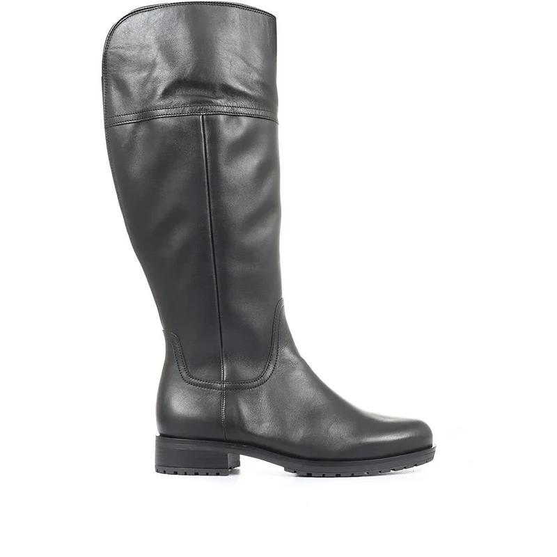 Leather Rider Boots - GAB34503 / 320 526 - Black