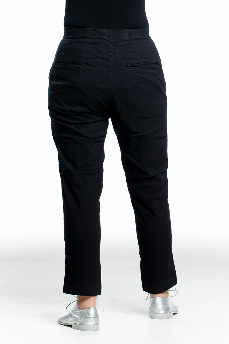 Rundholz DIP Damen Hose Schwarz