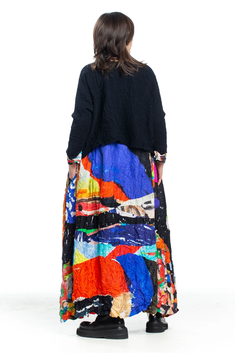Daniela Gregis Damen Maxi Kleid mit Print