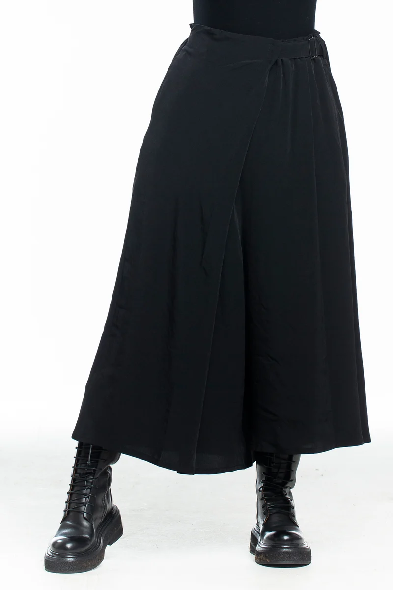 Yohji Yamamoto Damen Hosenrock schwarz