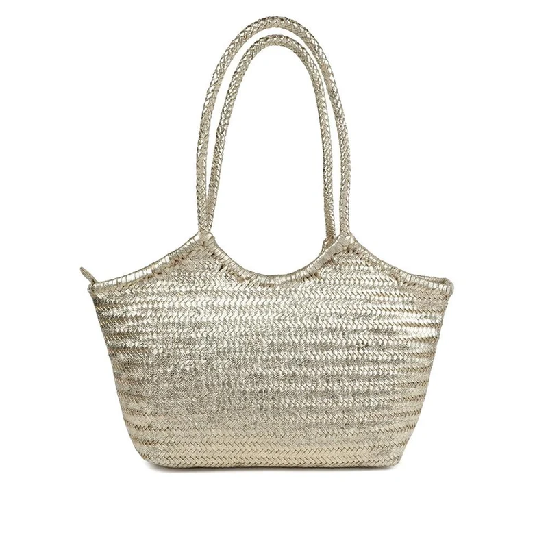 Wildrosa Leather Shoulder Bag - WILDROSA / 329 241 - Gold