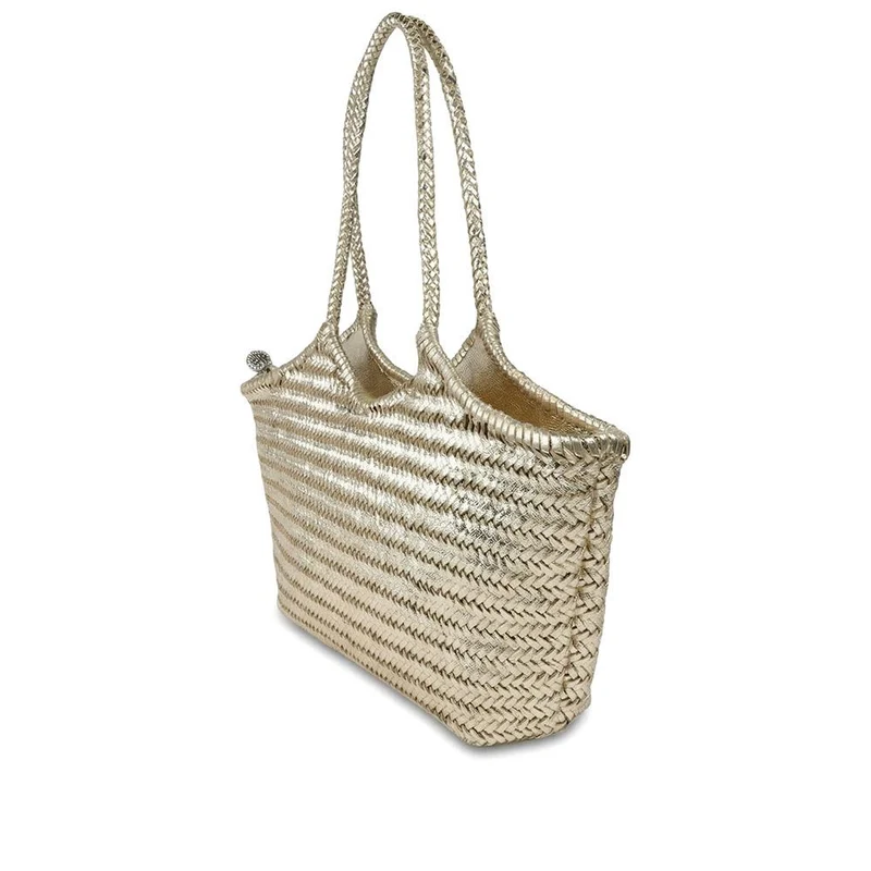 Wildrosa Leather Shoulder Bag - WILDROSA / 329 241 - Gold