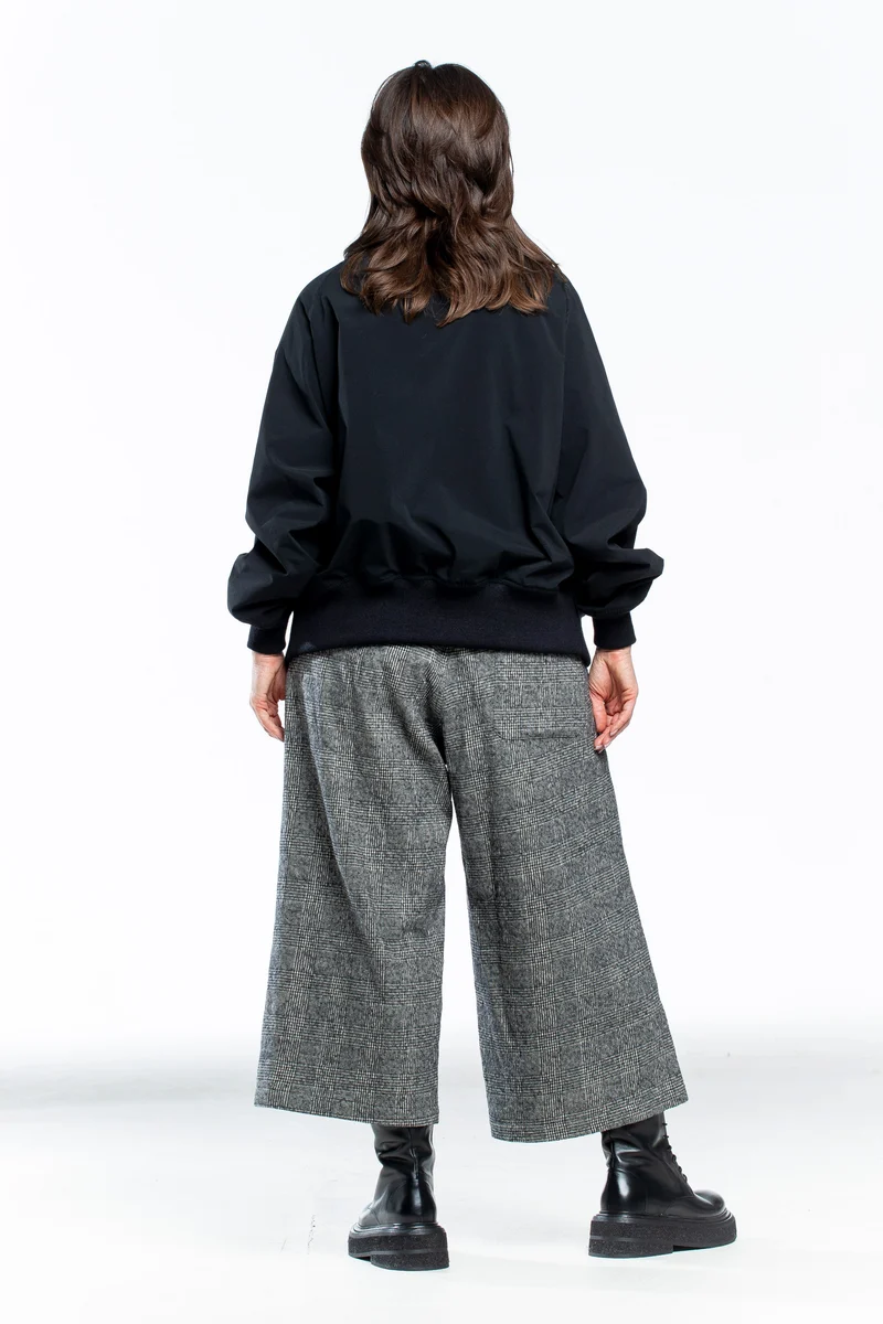 Yohji Yamamoto Damen Bomberjacke Oversized schwarz
