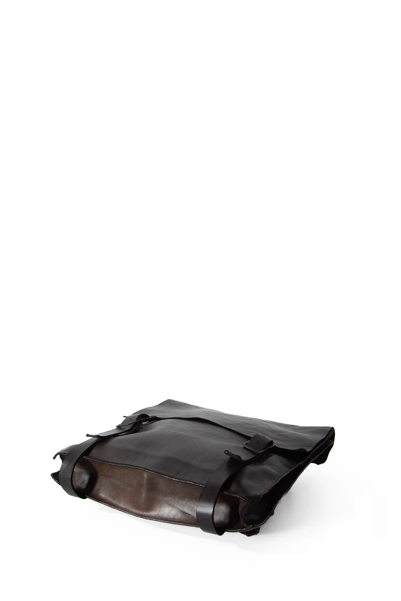 Numero 10 Leder Backpack Manaus Cow grau braun