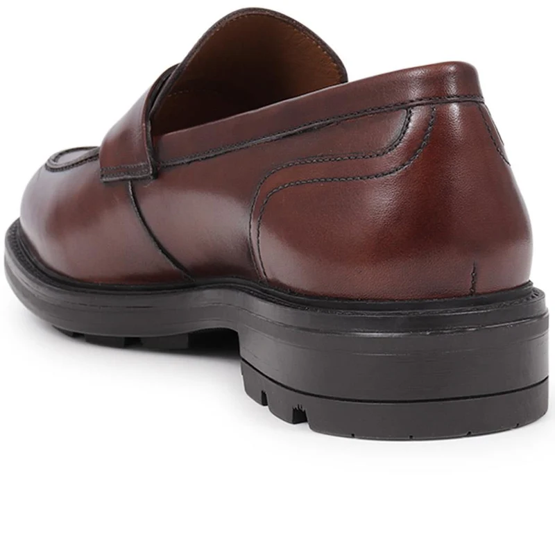Romeo Leather Loafers - ROMEO / 325 928 - Dark Brown