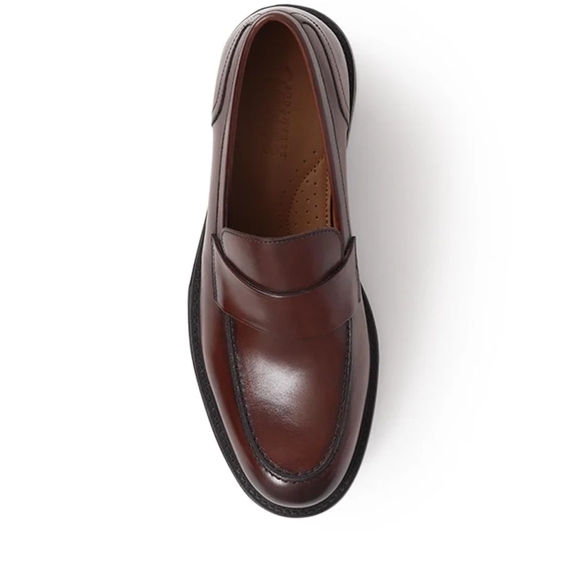 Romeo Leather Loafers - ROMEO / 325 928 - Dark Brown