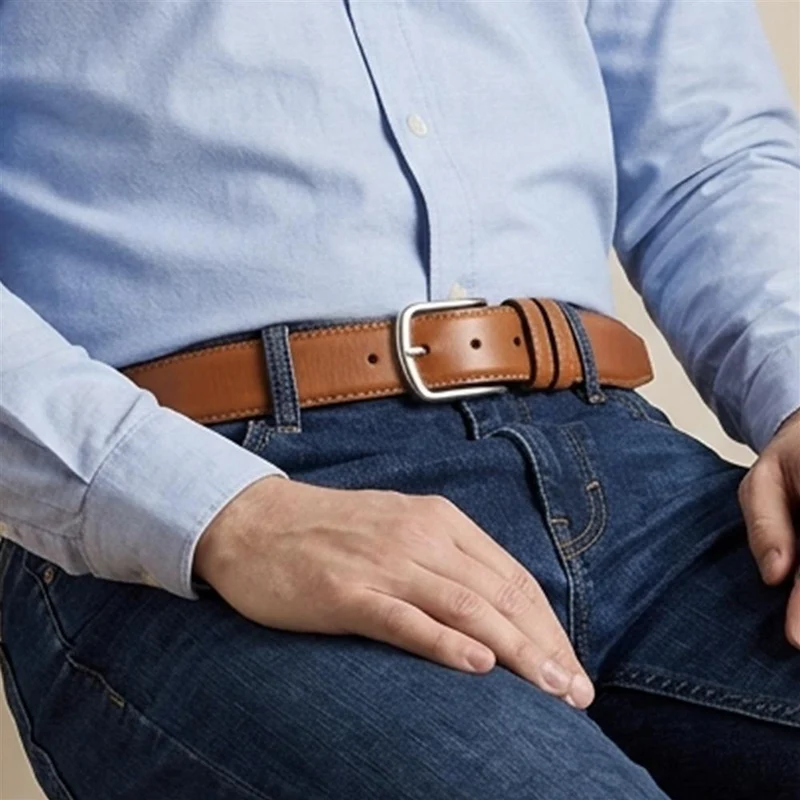 Urban Leather Belt - URBAN / 327 158 - Tan