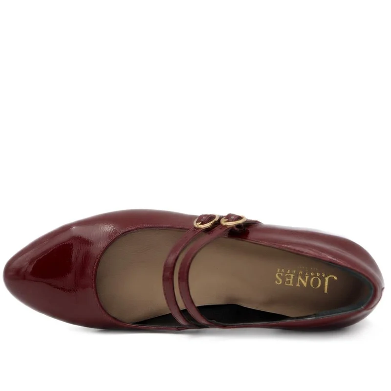 Xanthi Heeled Mary Janes - XANTHI / 325 044 - Burgundy Patent
