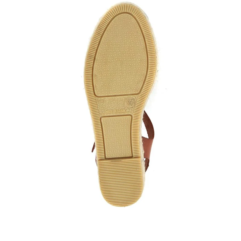 Adelynn Platform Espadrille Sandals - ADELYNN / 322 054 - Tan