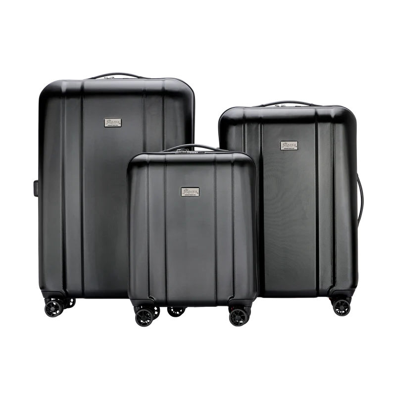 Reisekoffer Set 3 teilig - schwarz