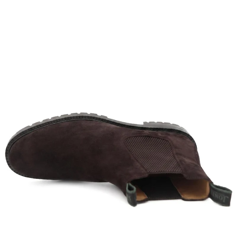 Damone Leather Chelsea Boots - DAMONE / 329 943 - Dark Brown Suede
