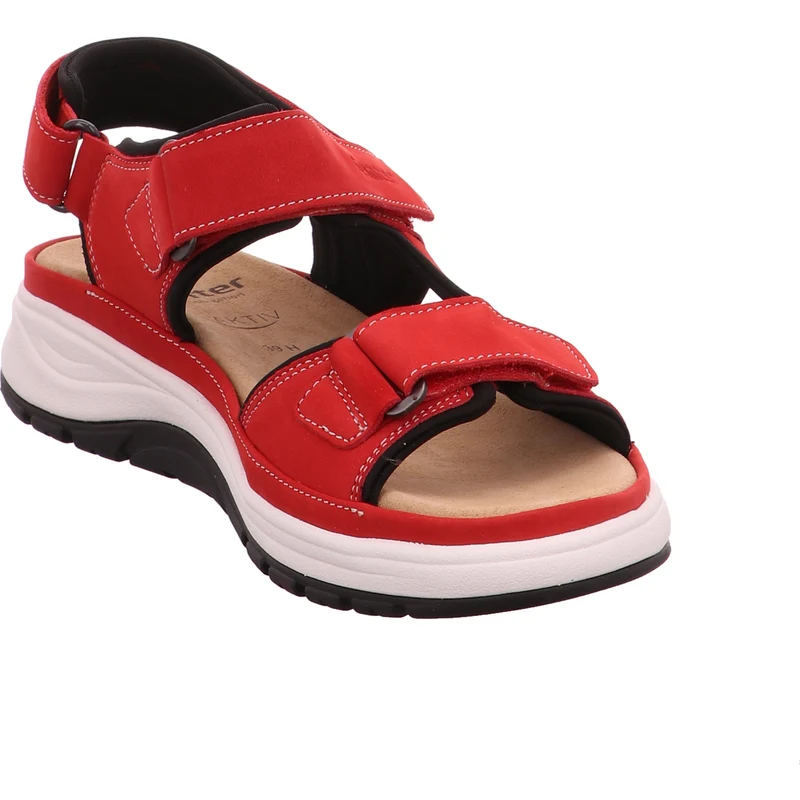 Ganter Sandale Holly rot-kombi.