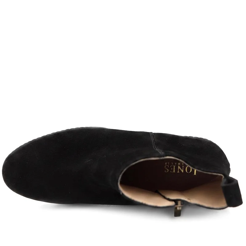 Memento Leather Wedge Heel Ankle Boots - MEMENTO / 329 837 - Black Suede