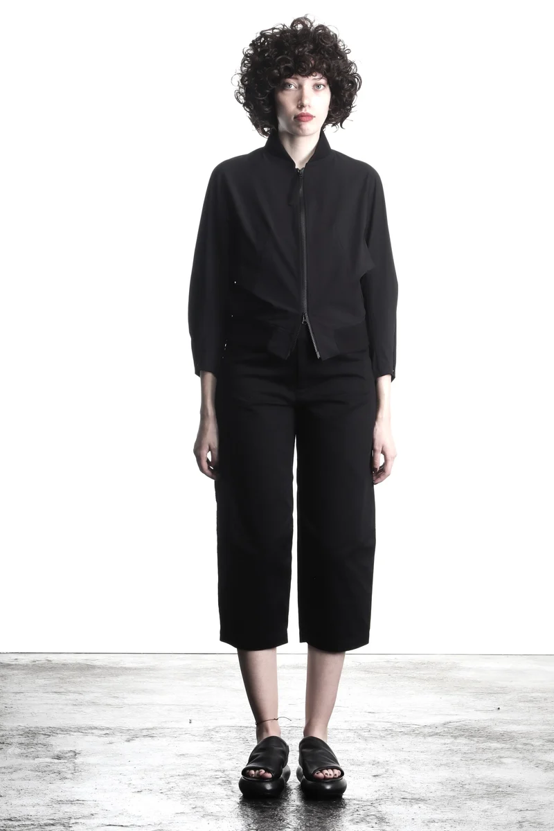 Y´s Yohji Yamamoto Damen Bomberjacke schwarz