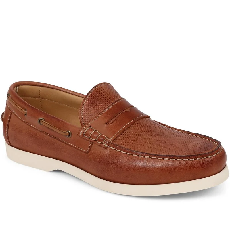 Partick Leather Moccasin - PARTICK / 325 135 - Tan