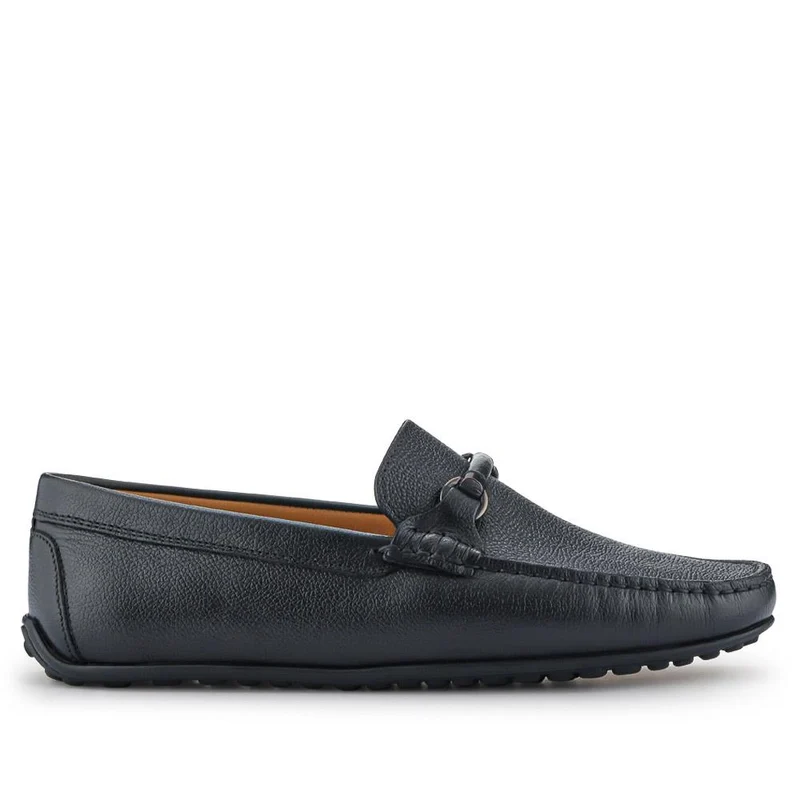 Pascual Leather Moccasins - PASCUAL / 326 785 - Black Grain