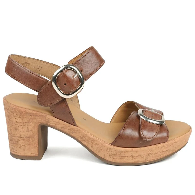 Fantastica Gabor Wedge Sandals - GAB37513 / 323 531 - Tan