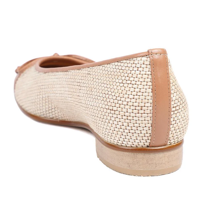 Gabor Dulford Flat Heel Slip On Flats - GAB43510 / 328 856 - Raffia